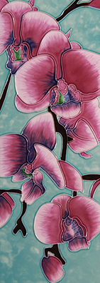 Orchid Stems Tile