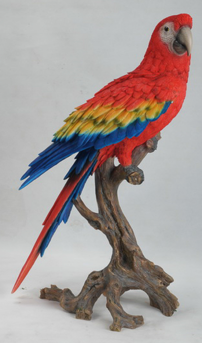 Scarlet Macaw Statue