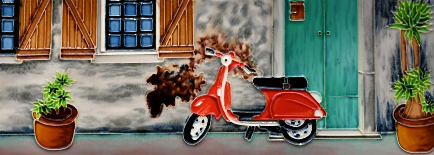 Vintage Scooter Tile
